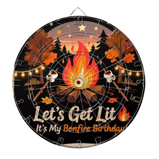 Bonfire Beer Pong Table 🔥 | Outdoor Party Dartscheibe (vorne)