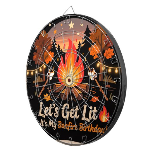 Bonfire Beer Pong Table 🔥 | Outdoor Party Dartscheibe (Vorderseite rechts)