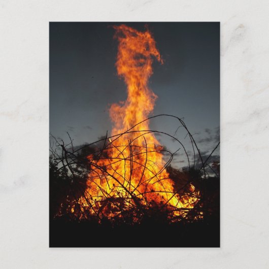 Bonfire bei Postkarten (Vorderseite)
