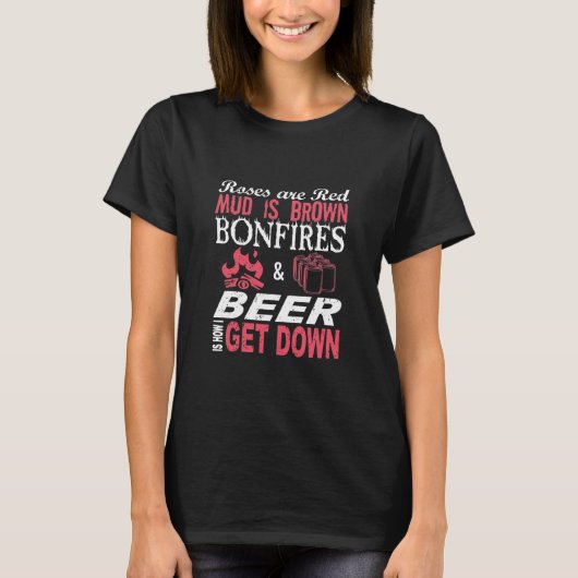 Bonfire - Bonfire & Beer T-Shirt (Vorderseite)
