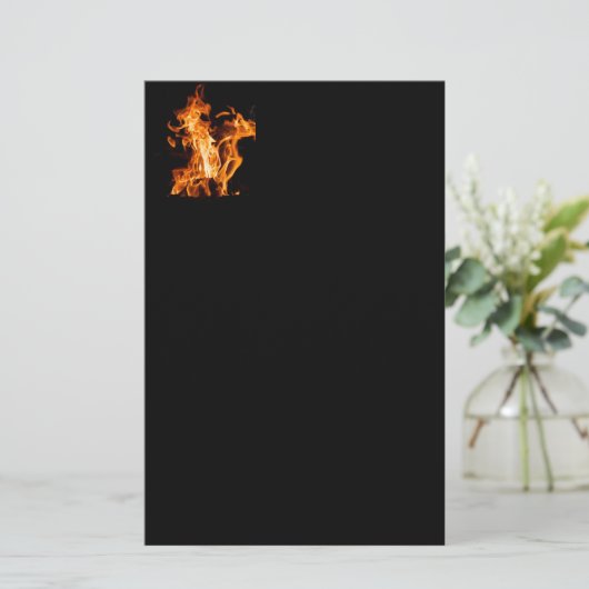Bonfire Briefpapier (Stehend Vorderseite)