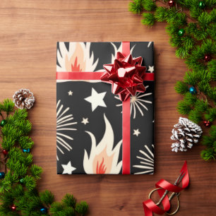 Bonfire Celebration Design Geschenkpapier