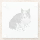 Bonfire Dot Rim Glasuntersetzer (Rückseite)