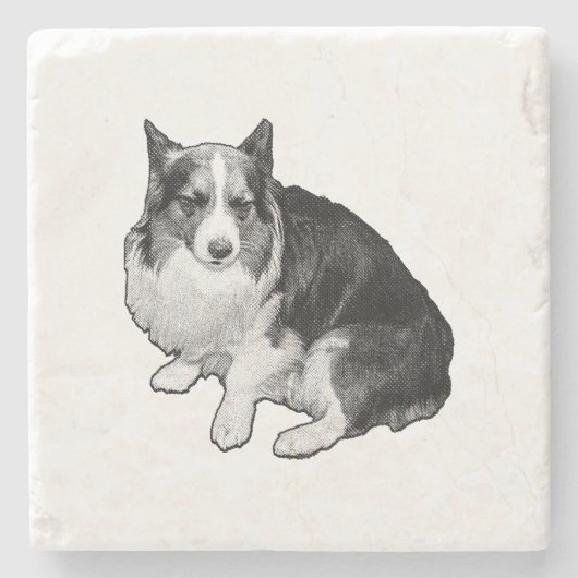 Bonfire Dot Rim Steinuntersetzer (Vorderseite)