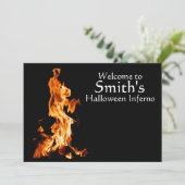 Bonfire Einladung (Stehend Vorderseite)