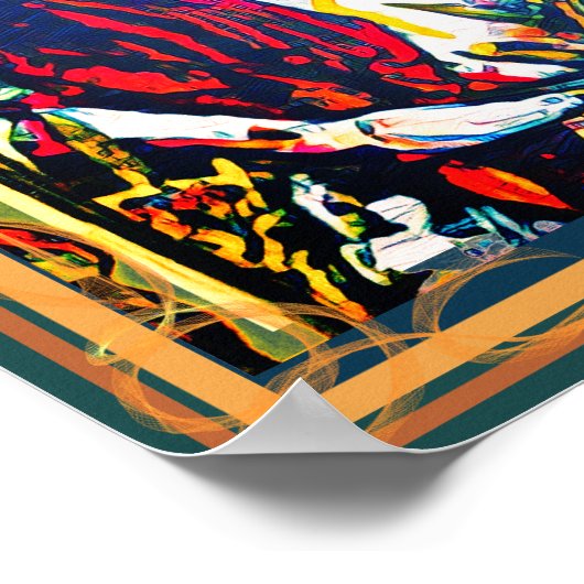 Bonfire & Faith Poster (Ecke)