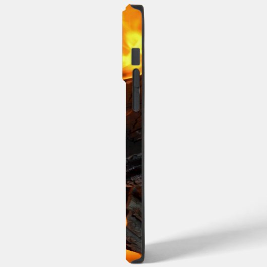 Bonfire Flames Case-Mate iPhone Hülle (Rückseite / Links)