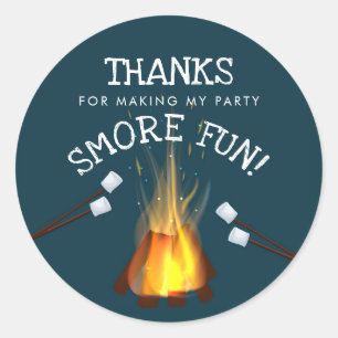 Bonfire Gastgeschenk Stickers