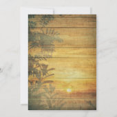 Bonfire Graduation Party Rustic Boy High School Einladung (Rückseite)