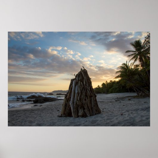 Bonfire in Montezuma Poster (Vorne)