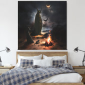 Bonfire Leinwanddruck (Insitu (Schlafzimmer))