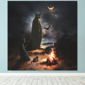 Bonfire Leinwanddruck (Insitu (Holzboden))