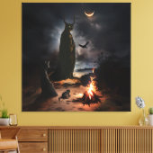 Bonfire Leinwanddruck (Insitu (Wohnzimmer))