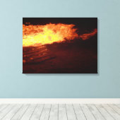 Bonfire Leinwanddruck (Insitu (Holzboden))
