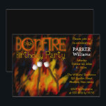 Bonfire Marshmellow Roast 16. Geburtstagsparty Einladung<br><div class="desc">Die Flammen werden in diesem Geburtstagsgeschmacksmuster beleuchtet und können Sie die Marshmellows auf den Tisch legen. Einfach mit Ihren Party-Details am Feuer personalisieren. Original Illustration und Design von Holiday Hearts Designs (alle Rechte vorbehalten).</div>