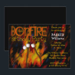 Bonfire Marshmellow Roast 16. Geburtstagsparty Einladung<br><div class="desc">Die Flammen werden in diesem Geburtstagsgeschmacksmuster beleuchtet und können Sie die Marshmellows auf den Tisch legen. Einfach mit Ihren Party-Details am Feuer personalisieren. Original Illustration und Design von Holiday Hearts Designs (alle Rechte vorbehalten).</div>