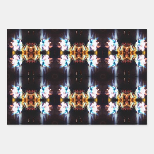 Bonfire | Mirror Tiled | Geschenkpapier Set (Vorderseite)