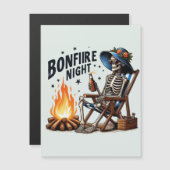 Bonfire Night - Beach Camping (2) Magnetkarte (Vorne/Hinten)