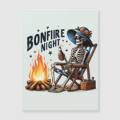 Bonfire Night - Beach Camping (2) Magnetkarte (Vorderseite)