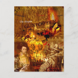 Bonfire Night Historic Postcard Postkarte