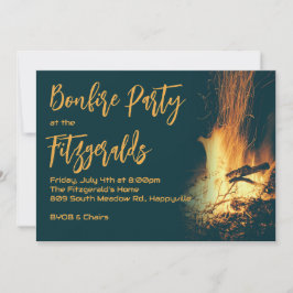 Bonfire Night Party Einladung