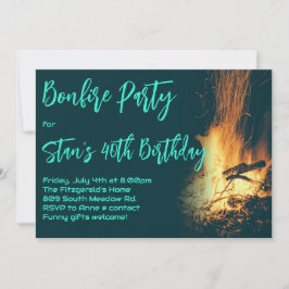 Bonfire Night Party Einladung