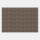 Bonfire Night Vereinigtes Muster 2 Geschenkpapier Set (Vorderseite 3)