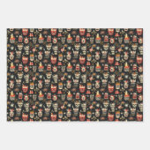 Bonfire Night Vereinigtes Muster 2 Geschenkpapier Set (Vorderseite 2)