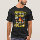 Bonfire Party Beer Drink Camping Bonfire Crew T-Shirt (Vorderseite)