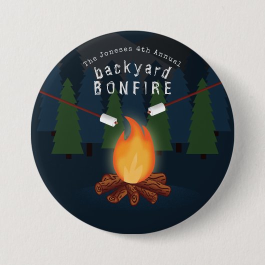 Bonfire Party Button (Vorderseite)