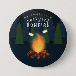 Bonfire Party Button