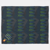 Bonfire Party Fleecedecke (Vorderseite (Horizontal))