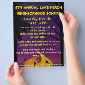 Bonfire Party Flyer (Hand)