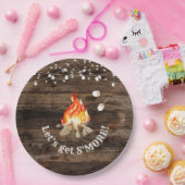 Bonfire Party Lass uns S'more Pappteller (Party)