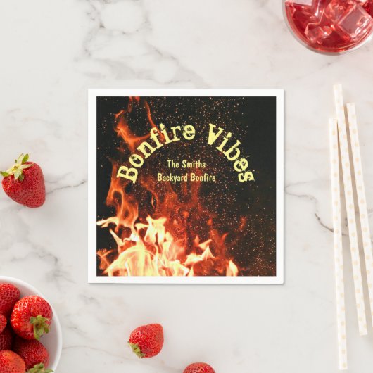 Bonfire Party | Serviette (Beispiel)