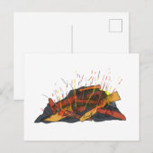 Bonfire Postkarte (Vorne/Hinten)