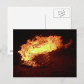 Bonfire Postkarte (Vorne/Hinten)