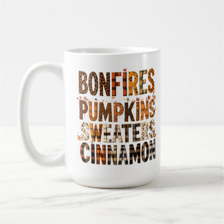 Bonfire Pumpkins Sweaters Cinnamon - Herbst Kaffeetasse