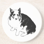 Bonfire Rim Corgi Getränkeuntersetzer (Vorne)