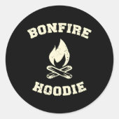 Bonfire Runder Aufkleber (Vorderseite)