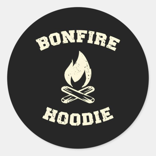 Bonfire Runder Aufkleber (Vorderseite)