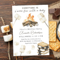 Bonfire S'more Fun Baby Shower
