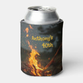 Bonfire Sparks Birthday Party Dosenkühler (Kanne Vorderseite)