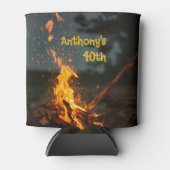Bonfire Sparks Birthday Party Dosenkühler (Vorderseite)