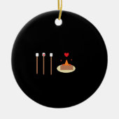 Bonfire-Tag Keramik Ornament (Vorne)