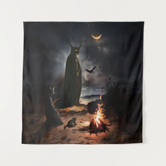 Bonfire Wandteppich (Vorderseite)