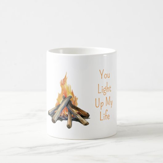 Bonfire You Light Up My Life Kaffeetasse (Mittel)