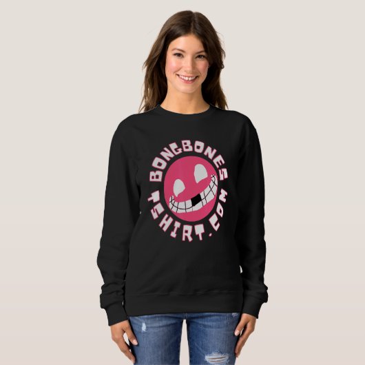Bong Bones Com Design Sweatshirt (Vorne ganz)
