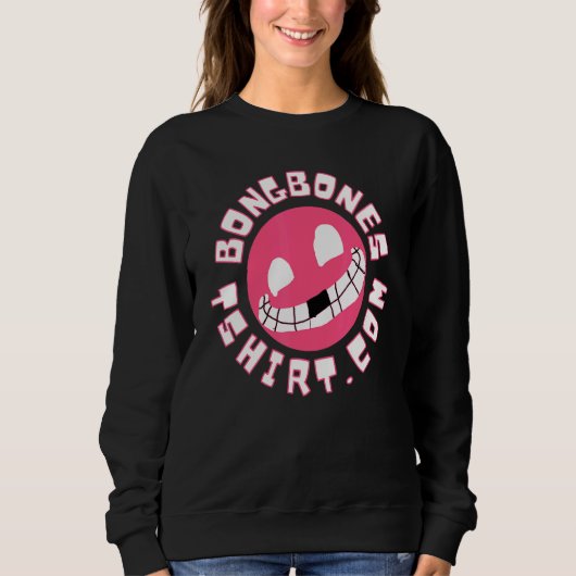 Bong Bones Com Design Sweatshirt (Vorderseite)