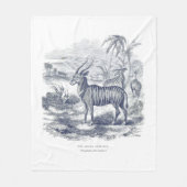Bongo Antelope Fleece Blanket (Vorderseite)